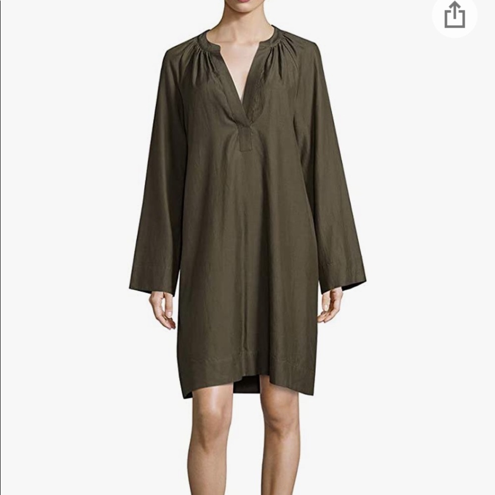 BCBG Maxazria NEW Roxanne Women's Dress Tunic, Dark Olive color, size Small, NWT